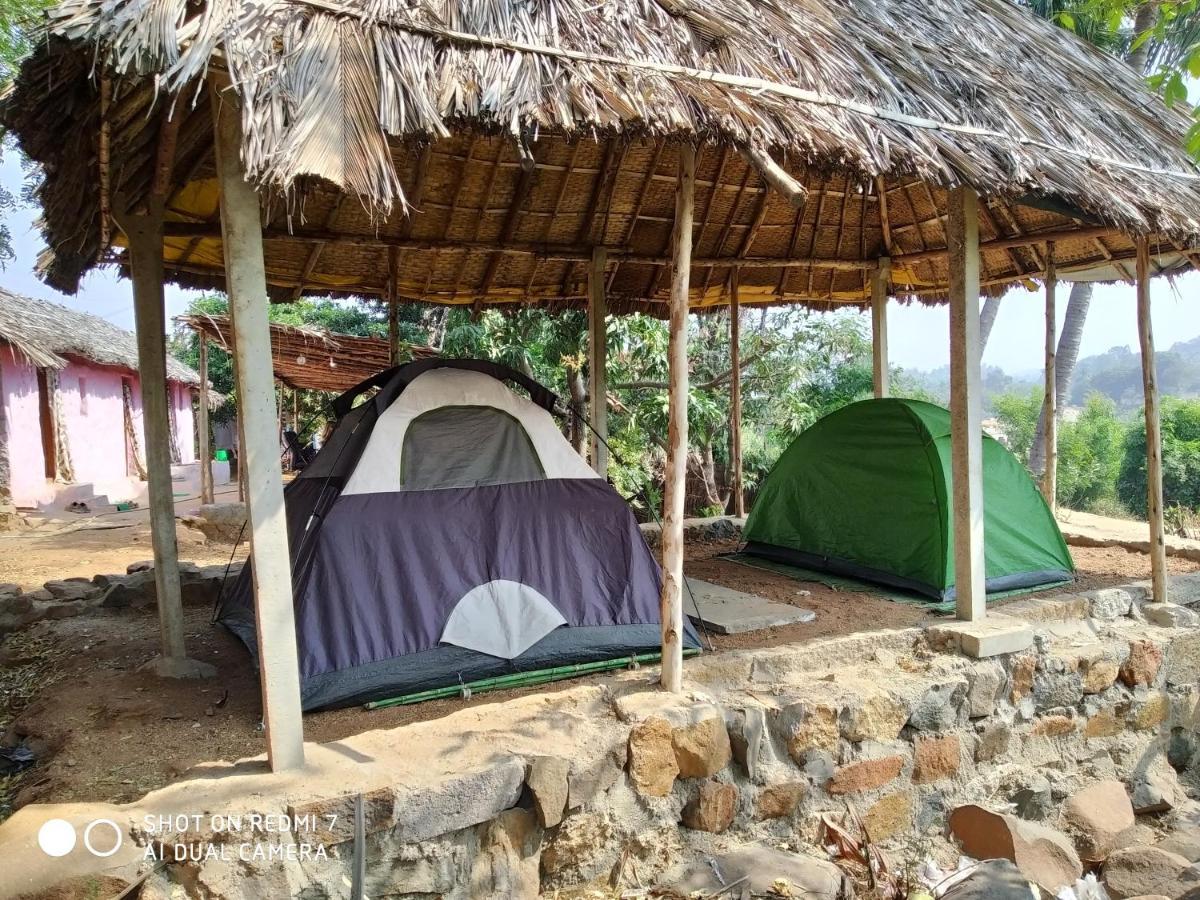 Drunken Monkey Camping Site Hotel Хампи Екстериор снимка