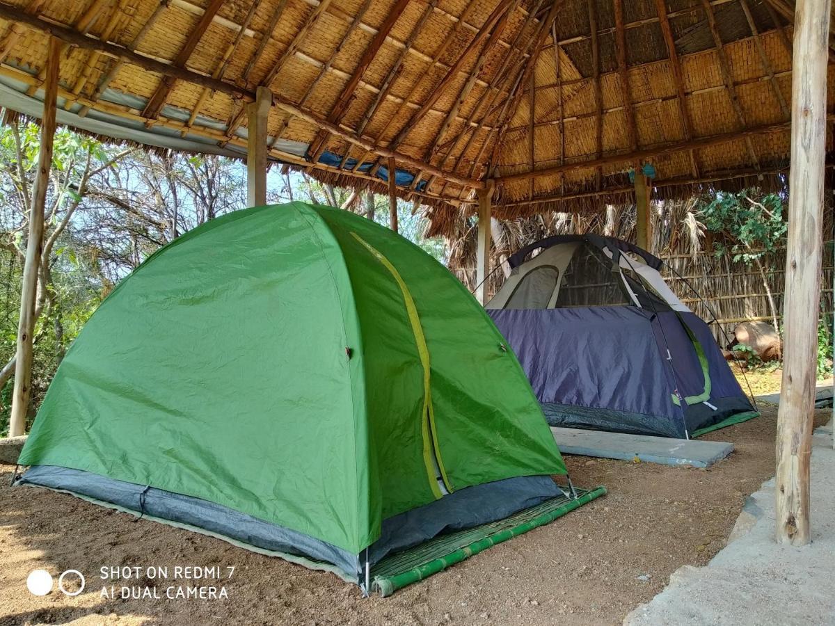 Drunken Monkey Camping Site Hotel Хампи Екстериор снимка