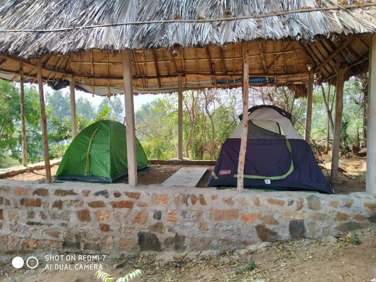 Drunken Monkey Camping Site Hotel Хампи Екстериор снимка