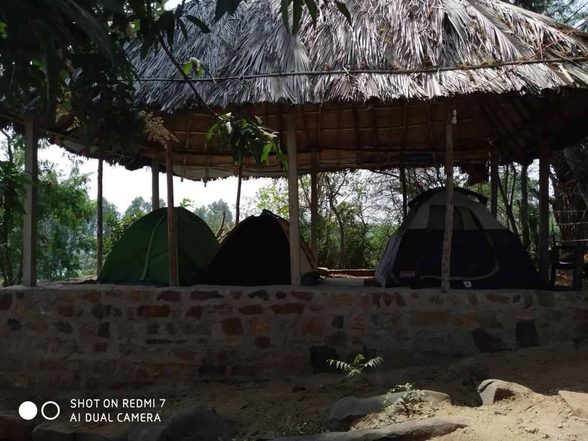 Drunken Monkey Camping Site Hotel Хампи Екстериор снимка